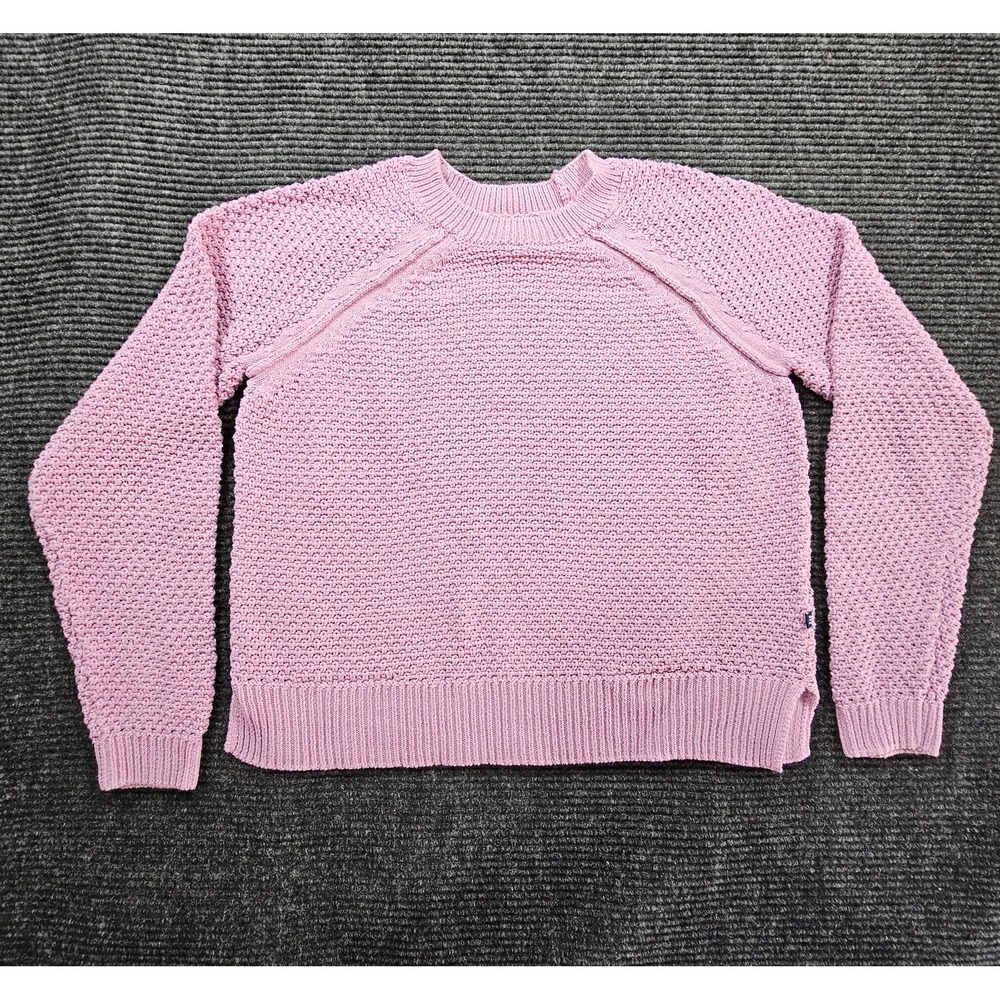 Gap Sweater Womens Medium Pale Pink Raglan Sleeve Knit Pullover Casual Classic